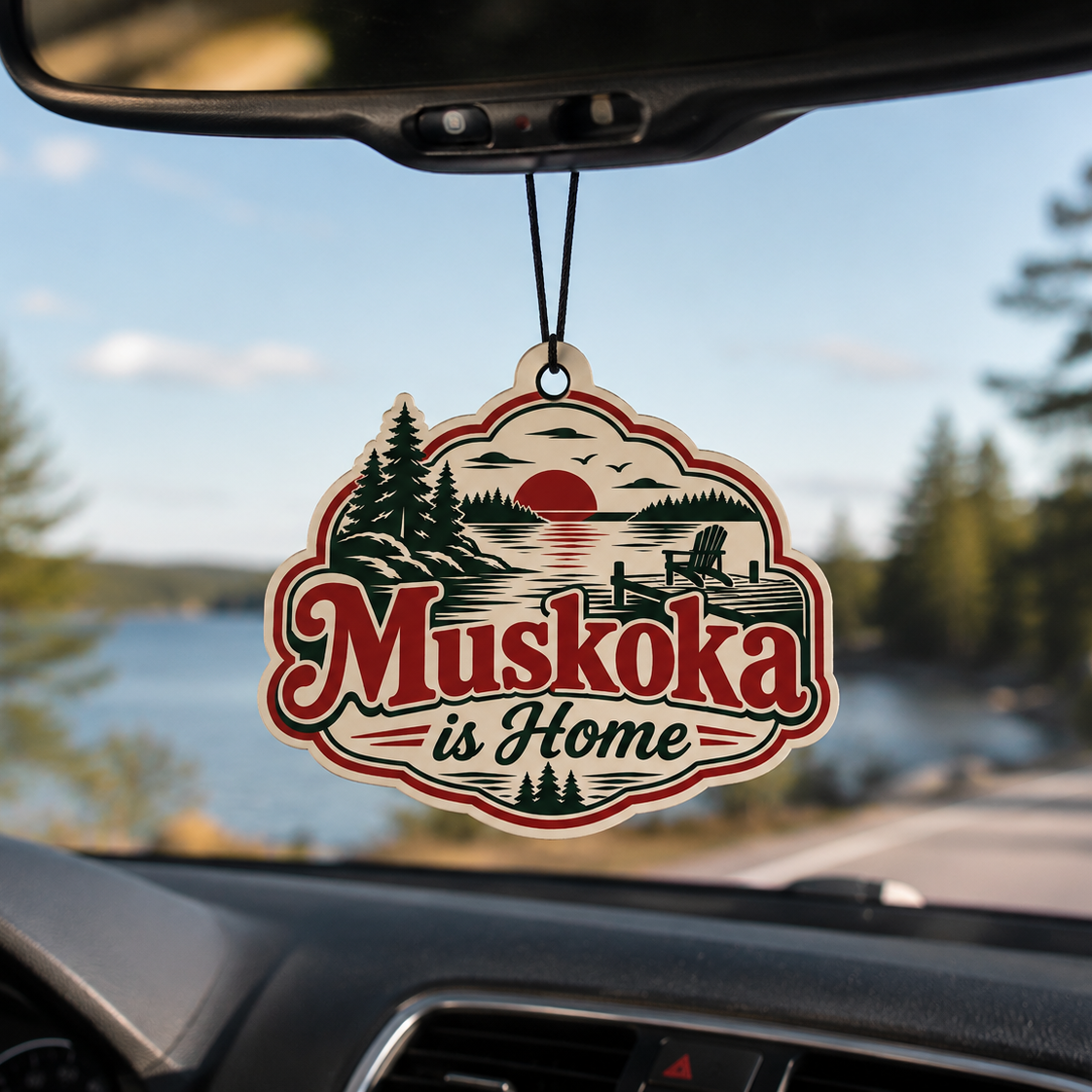 Muskoka Is Home Car Air Freshener