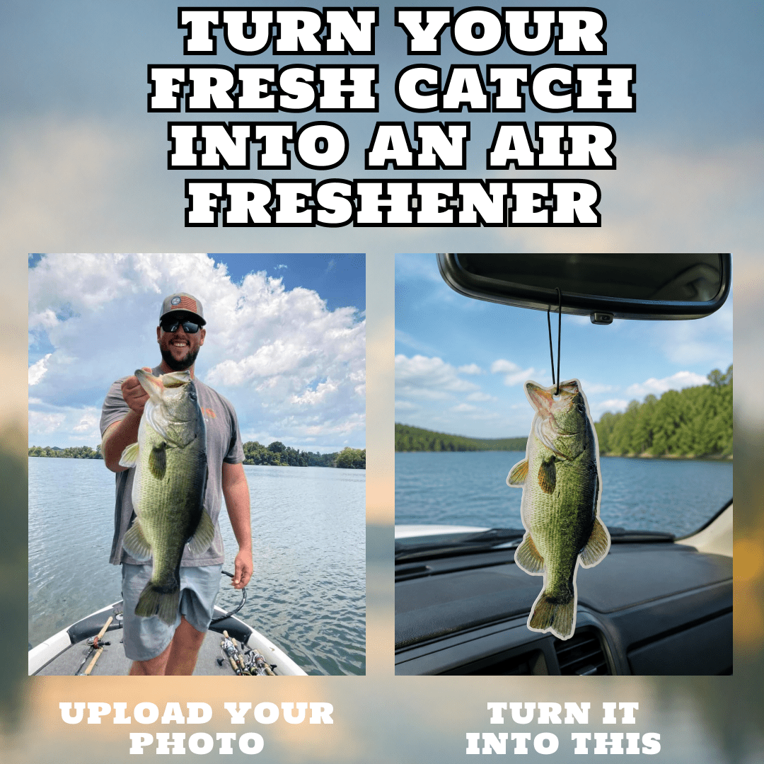 Personalized Custom Fish Air Freshener With Your Photo - Whiff